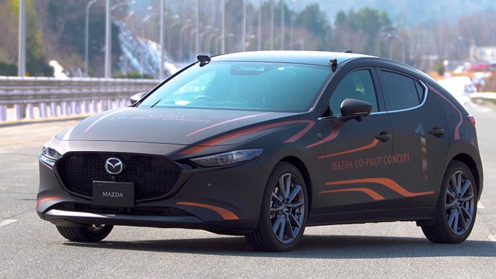 筆者が試乗した「MAZDA CO-PILOT」を搭載した車両　写真提供：マツダ