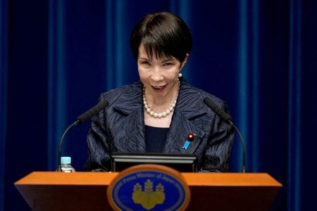 写真は高市早苗首相。10月21日、東京で代表撮影。Reuters