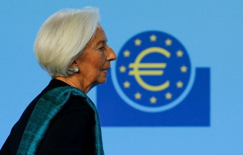 写真は 欧州中央銀行（ＥＣＢ）のラガルド総裁。2025年12月、独フランクフルトで撮影。REUTERS/Heiko Becker