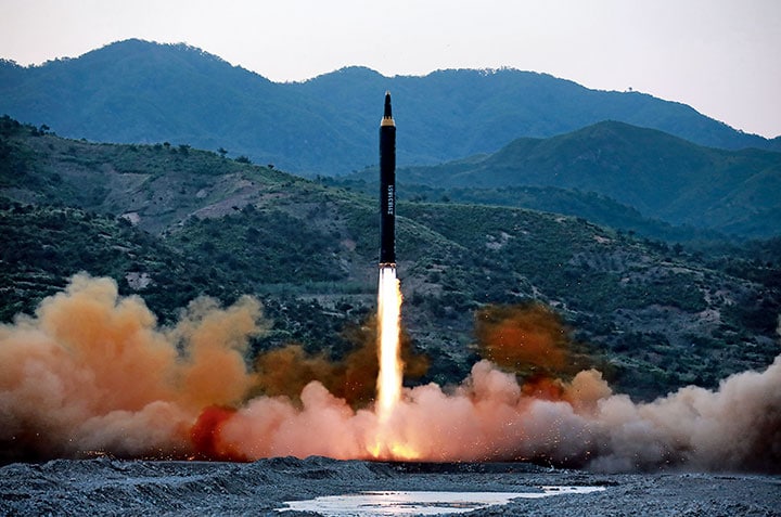 北朝鮮は核ミサイルの開発を急ピッチで進めている　KCNA-REUTERS