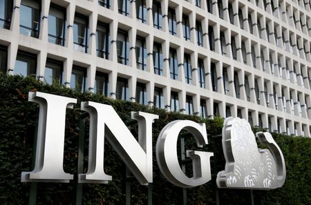 　３月４日、オランダの大手銀行ＩＮＧは、ロシアの団体と個人に対する新たな制裁により影響を受ける融資は約７億ユーロと明らかにした。ブリュッセルで２０１７年９月撮影（２０２２年　ロイター／Francois Lenoir）