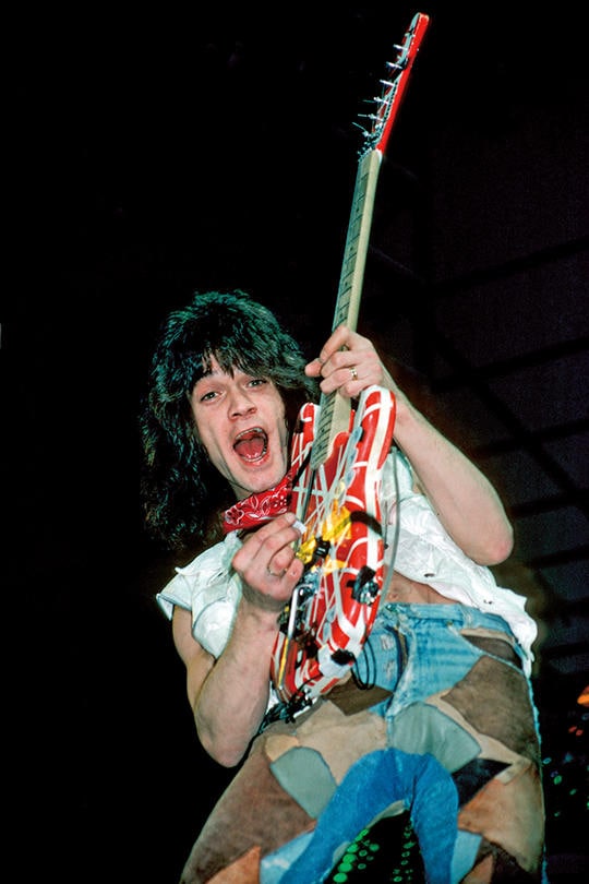 エディがつくり上げるサウンドは激しさの中にも常に温かみを感じさせた（1984年頃）　LARRY MARANO-HULTON ARCHIVE/GETTY IMAGES