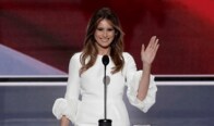 トランプ夫人が初の政治演説、夫のイメージ改善図るが