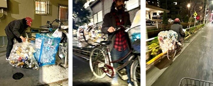 荒川河川敷のホームレス