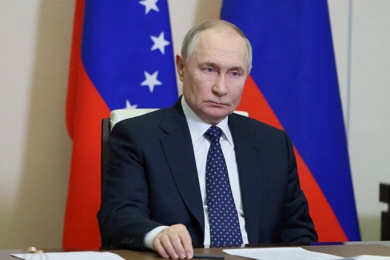 ロシアのウラジーミル・プーチン大統領（3月14日）　Sputnik/Mikhail Metzel/Pool via REUTERS