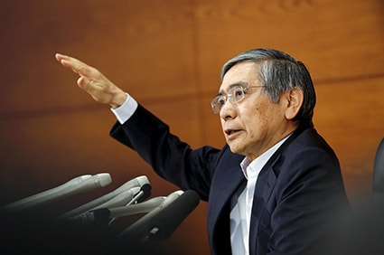 黒田日銀総裁の量的緩和は一度しか使えない　Thomas Peter-REUTERS