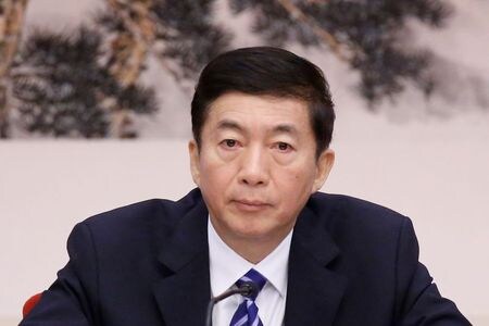 　１月４日、中国の人事社会保障省は香港の出先機関「香港連絡弁公室」トップの王志民主任を交代させたことを明らかにした。後任は駱恵寧・元山西省党委員会書記（写真）。２０１７年１０月撮影（２０２０年　ロイター/Thomas Peter）