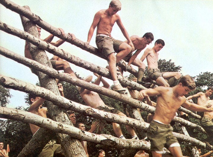 米ボーイスカウト連盟が1950年にペンシルベニア州で開催した全国キャンプ大会　Courtesy U.S. National Park Service/REUTERS