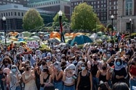 米大学デモは外から来たパレスチナ過激派の仕業──NY当局が警告　証拠は示さず