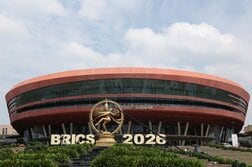 ＢＲＩＣＳ首脳、中東に「深い懸念」　共同宣言にイラン・ＵＡＥも署名