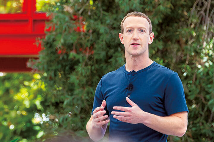 メタ創業者のザッカーバーグ