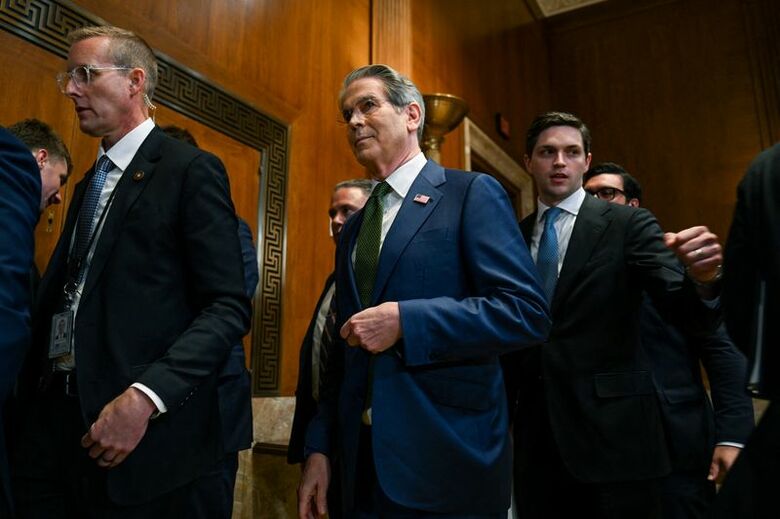 写真はベセント米財務長官。連邦議会議事堂で４月撮影。REUTERS/Annabelle Gordon