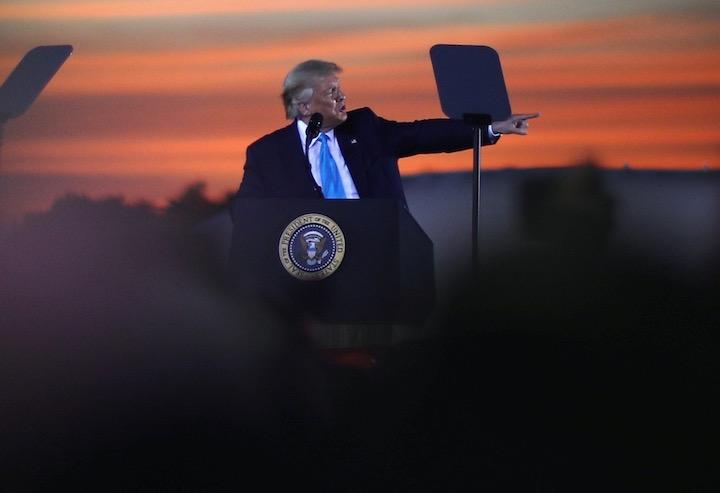 トランプ政権は意図的に怒り、混乱、分断を広げた......  REUTERS/Leah Millis