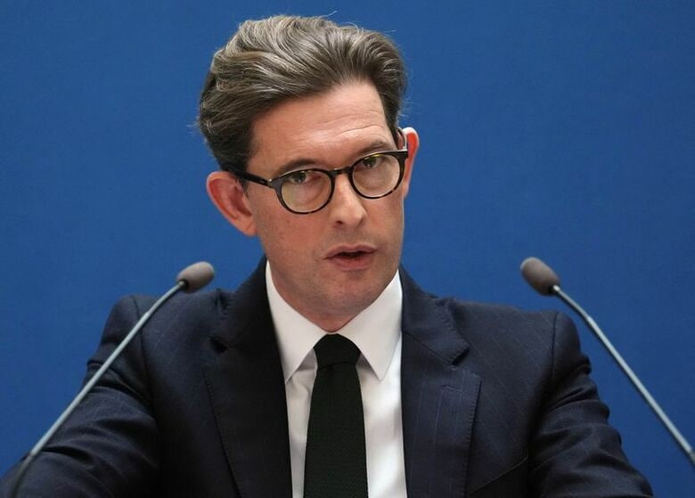 英情報局保安部（ＭＩ５）のマッカラム長官。10月13日、ロンドンで代表撮影。REUTERS