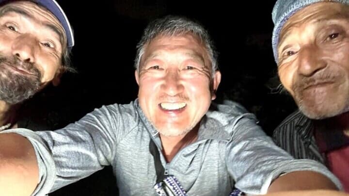 荒川河川敷のホームレス