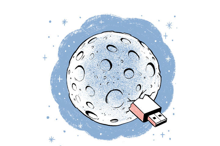 スピバクは人類の知識を全て保存するつもりだ　ILLUSTRATION BY ALEX FINE