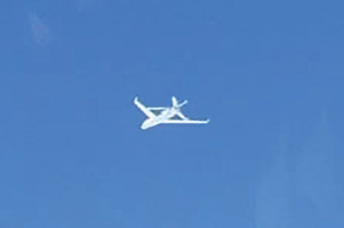 航空自衛隊が撮影した無人機WZ7　<u><a href=\"https://www.mod.go.jp/js/\" target=\"_blank\">HTTPS://WWW.MOD.GO.JP/JS/</a></u>