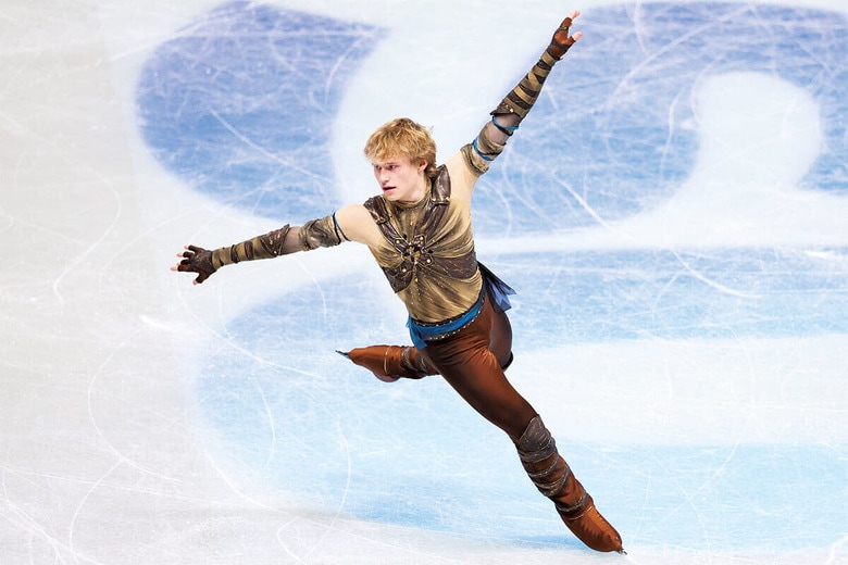 4回転の神、マリニン（昨年12月4日、名古屋のIGアリーナで）　TANG XINYUｰVCG/GETTY IMAGES