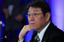 ロシアに人道的配慮・公正公平な取り扱い要求＝日本人記者拘束で茂木外相