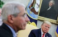 トランプ、CDCやファウチ所長への批判強める　コロナ対応巡り