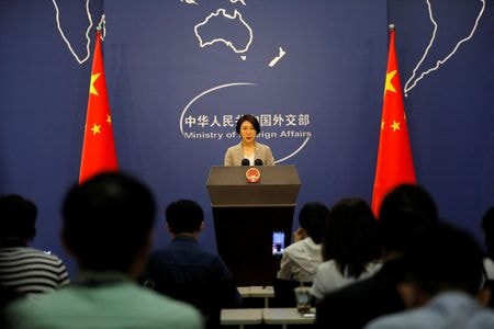 　中国外務省の毛寧報道官（写真）は８日、ヒマラヤ地域の国境係争地にインドが部隊を増員する動きは「緊張緩和につながらない」とけん制した。２０２３年７月撮影（２０２４年　ロイター／Tingshu Wang）