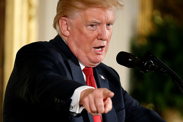 トランプの人格は極端、大統領としては危険極まりない、と精神科医は分析する　Joshua Roberts-REUTERS