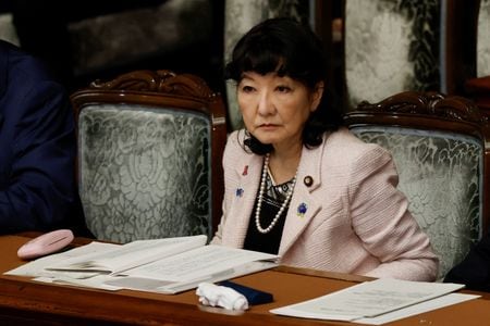 　片山さつき財務相は６日の衆院予算委員会で、日銀の金融政策は「物価安定目標の持続的・安定的な実現のために行われているものであり、為替誘導を目的としたものではない」との認識を示した。都内で２月撮影（２０２６年　ロイター／Kim Kyung-Hoon）