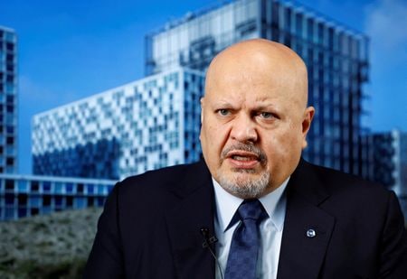 国際刑事裁判所（ＩＣＣ）のカーン主任検察官は、セクハラ疑惑を巡る国連の調査が終盤に近づく中、一時的に職務から退いた。１月撮影（２０２５年　ロイター/Piroschka van de Wouw）