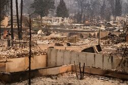 米ワシントン州で山火事、700棟超焼失　6.4万人に避難指示
