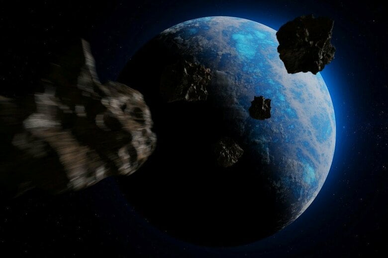 地球付近を通過する小惑星（写真はイメージです）　Javier Miranda-Unsplash
