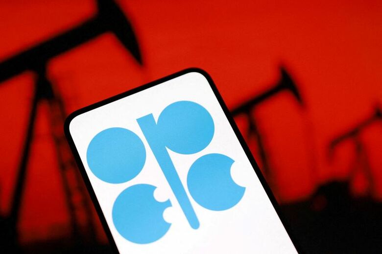 OPECのロゴ。6月25日撮影のイメージ写真。REUTERS/Dado Ruvic/Illustration