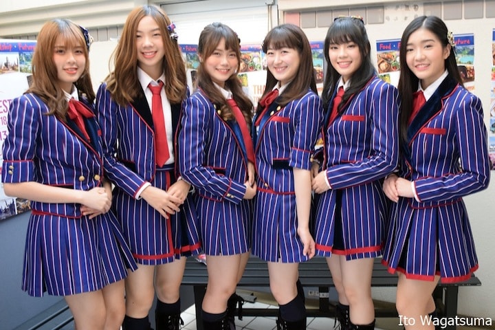 タイ・フェスティバル2018へ初参加のBNK48　写真：我妻伊都