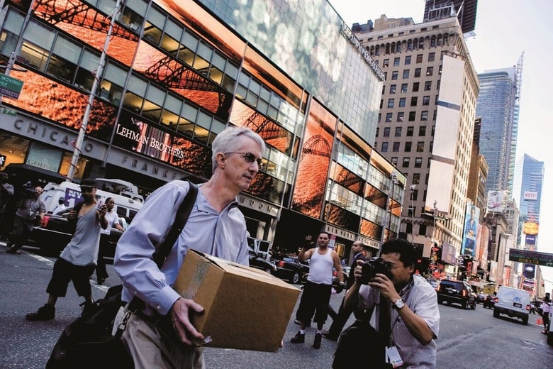 リーマン・ショック後も世界の通貨秩序は変わらなかった（写真は2008年）　SEBASTIEN MICKEーPARIS MATCH／GETTY IMAGES