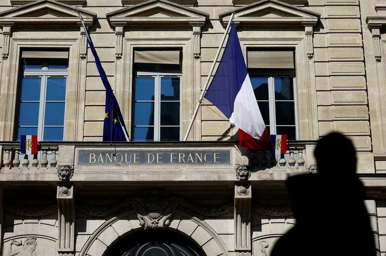 フランス銀行（中央銀行）。2025年4月9日、パリで撮影。REUTERS/Abdul Saboor
