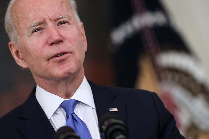 バイデン大統領　Jonathan Ernst-REUTERS