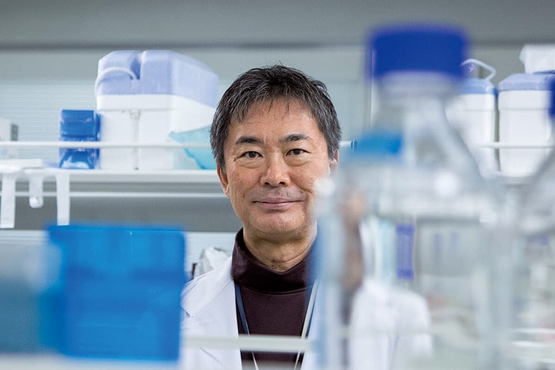 「『治らない病気』を治せるようにしたい」と話す宮﨑　HAJIME KIMURA FOR NEWSWEEK JAPAN