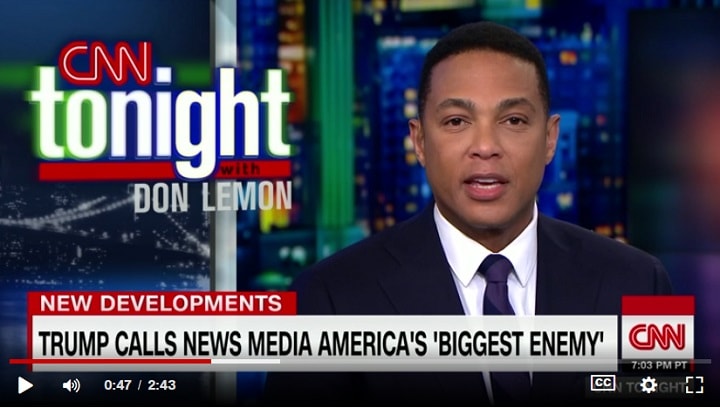 CNNのドン・レモンは、トランプが最も嫌うアンカーの一人だ　CNN.com