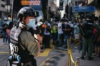 香港で国家安全維持法案への反対デモ、少なくとも53人逮捕