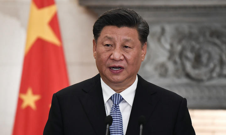 2019年11月、「一帯一路」構想推進のためにギリシャを訪問した習近平国家主席　Aris Messinis/REUTERS