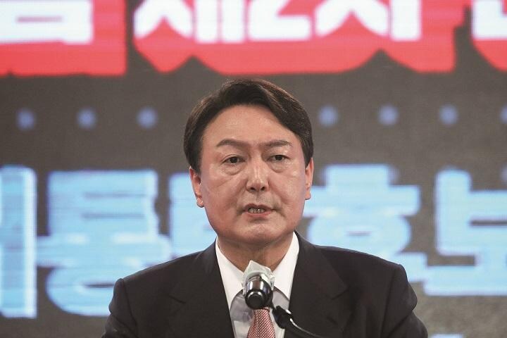 最大野党「国民の力」の大統領候補に決まった尹錫烈前検事総長　KIM HONG-JIｰREUTERS