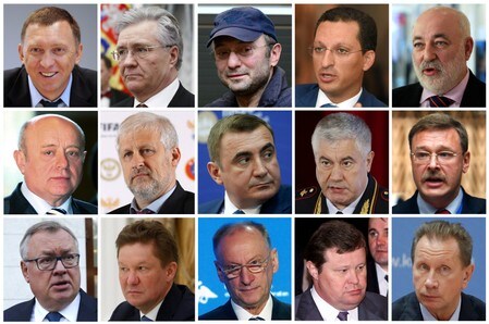 　４月６日、米財務省は、富豪や当局者らロシア人２４人と１４組織に対し、米大統領選介入疑惑などさまざまな「悪質な行為」がみられたとして制裁措置に踏み切ると公表した。写真は制裁対象となったロシア人（２０１８年　ロイター）