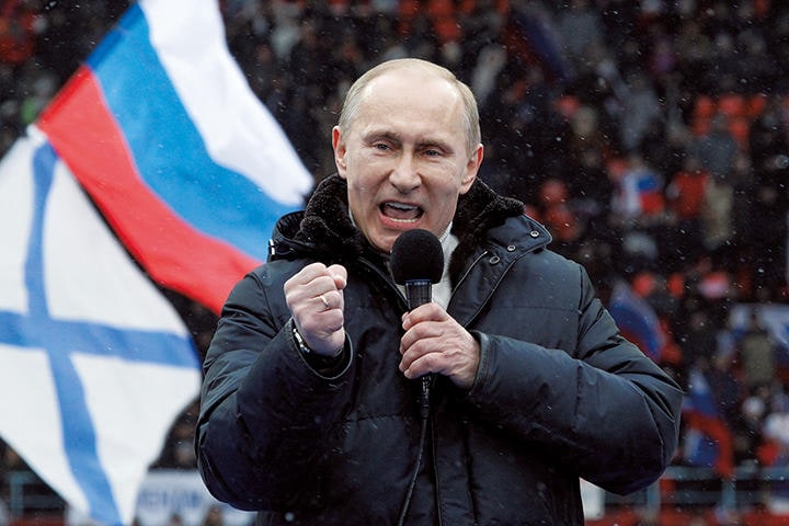 プーチンのロシアは大国の仲間入りをしたが、欧米とたもとを分かち今や強権国家の代表格だ　SERGEI KARPUKHIN-REUTERS