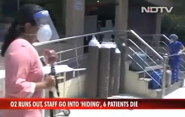 放棄されたインドのICU?  SNSで拡散されて話題に  NDTV-YouTube
