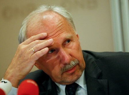 　７月２２日、ノボトニー・オーストリア中銀総裁は、ＥＣＢが今年第４・四半期に、量的緩和プログラムの道筋を示唆するとの見通しを示した。写真はウィーンで６月撮影（２０１６年　ロイター／Leonhard Foeger）