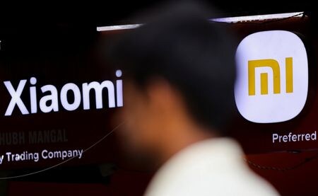 　ロシア家電量販店大手Ｍ・ビデオエルドラドによると、中国製スマートフォンのロシア市場のシェアが今年上半期に７０％を超えた。昨年のシェアは約５５％だった。インド・ムンバイで２０２２年５月撮影（２０２３年　ロイター／Francis Mascarenhas）