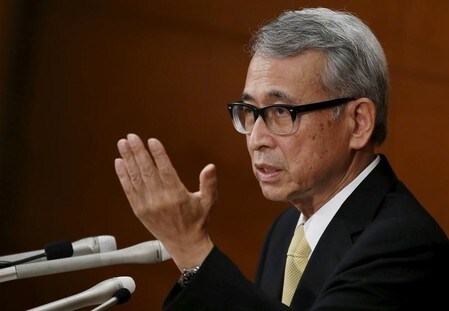　６月２１日、日銀の布野幸利審議委員（写真）は、仙台市で講演し、物価の先行きは下振れリスクが大きく、注意が必要との認識を示した。写真は都内で２０１５年７月撮影（２０１８年　ロイター／Toru Hanai）