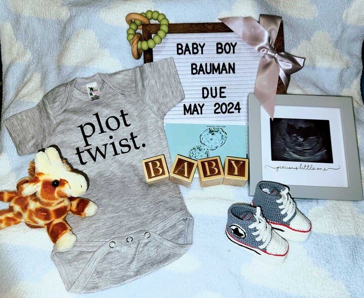 バレリー・バウマンの妊娠