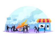 「退屈しのぎ」で略奪へ...SNSに感化された10代の若者が暴徒と化している理由