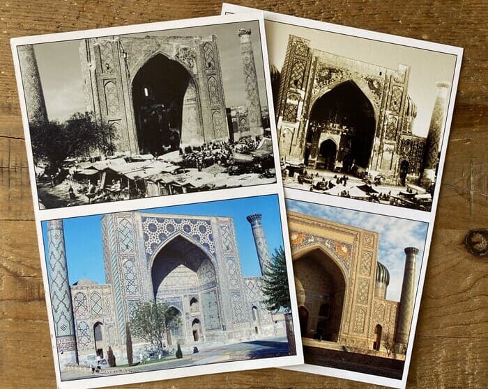 サマルカンドの絵葉書