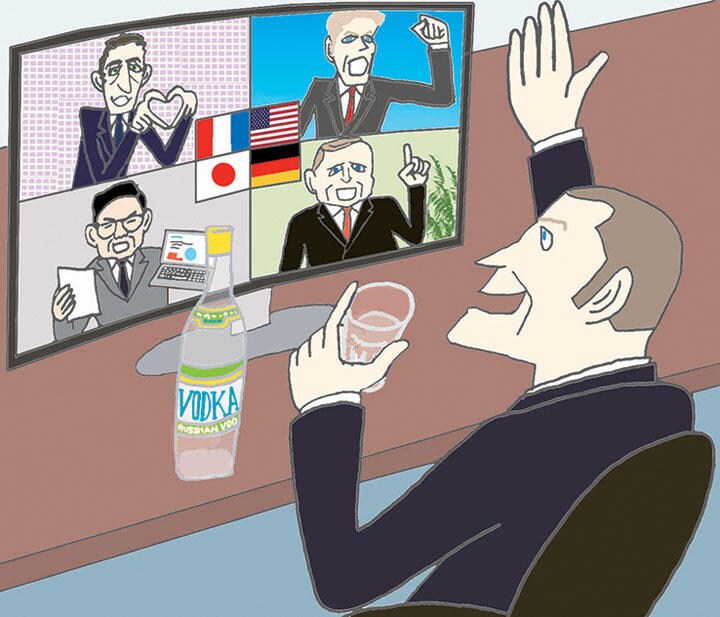 ILLUSTRATION BY AYAKO OCHI FOR NEWSWEEK JAPAN